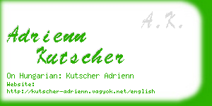 adrienn kutscher business card